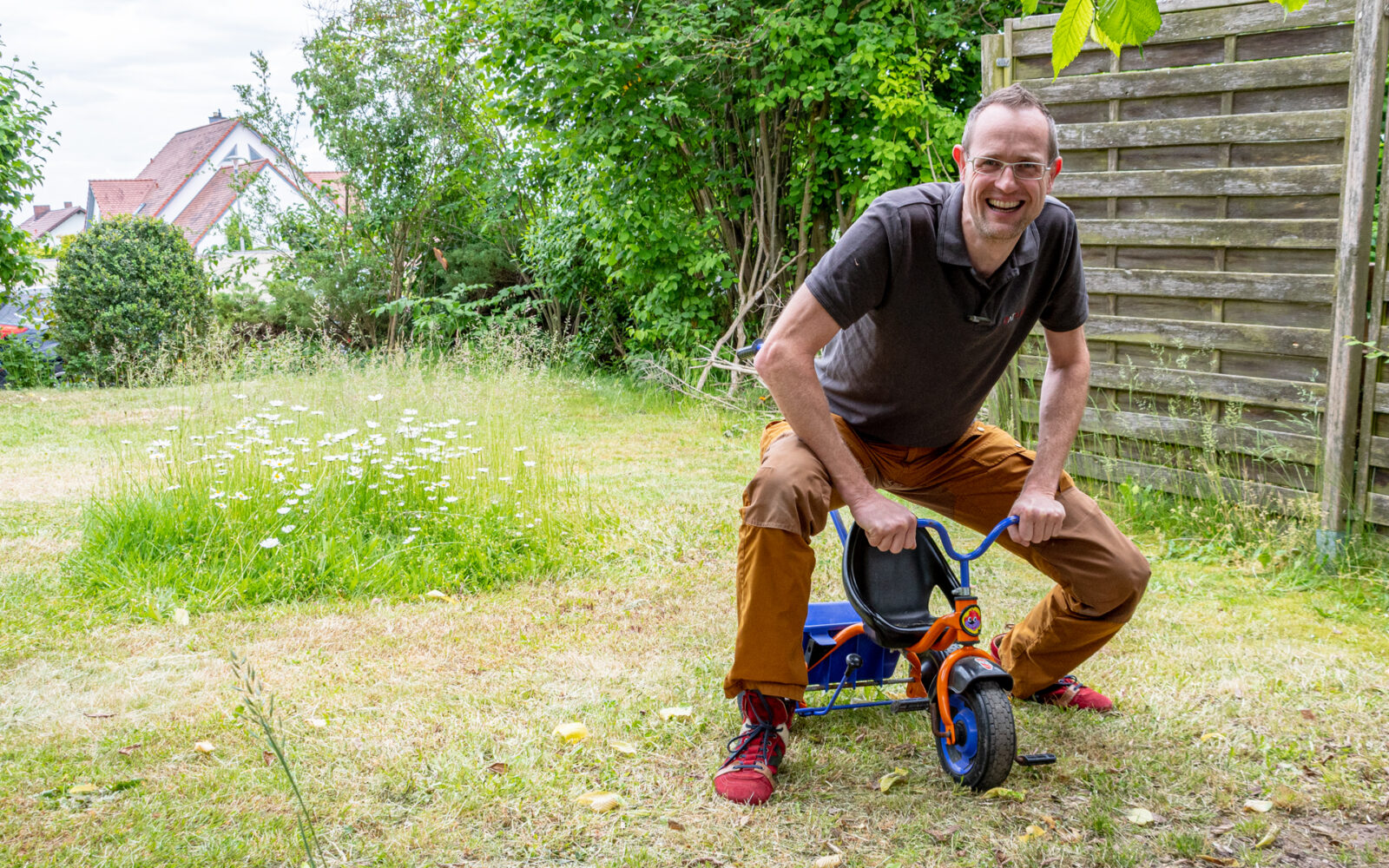 Johannes Becker auf Bike zum 43. Geburtstag